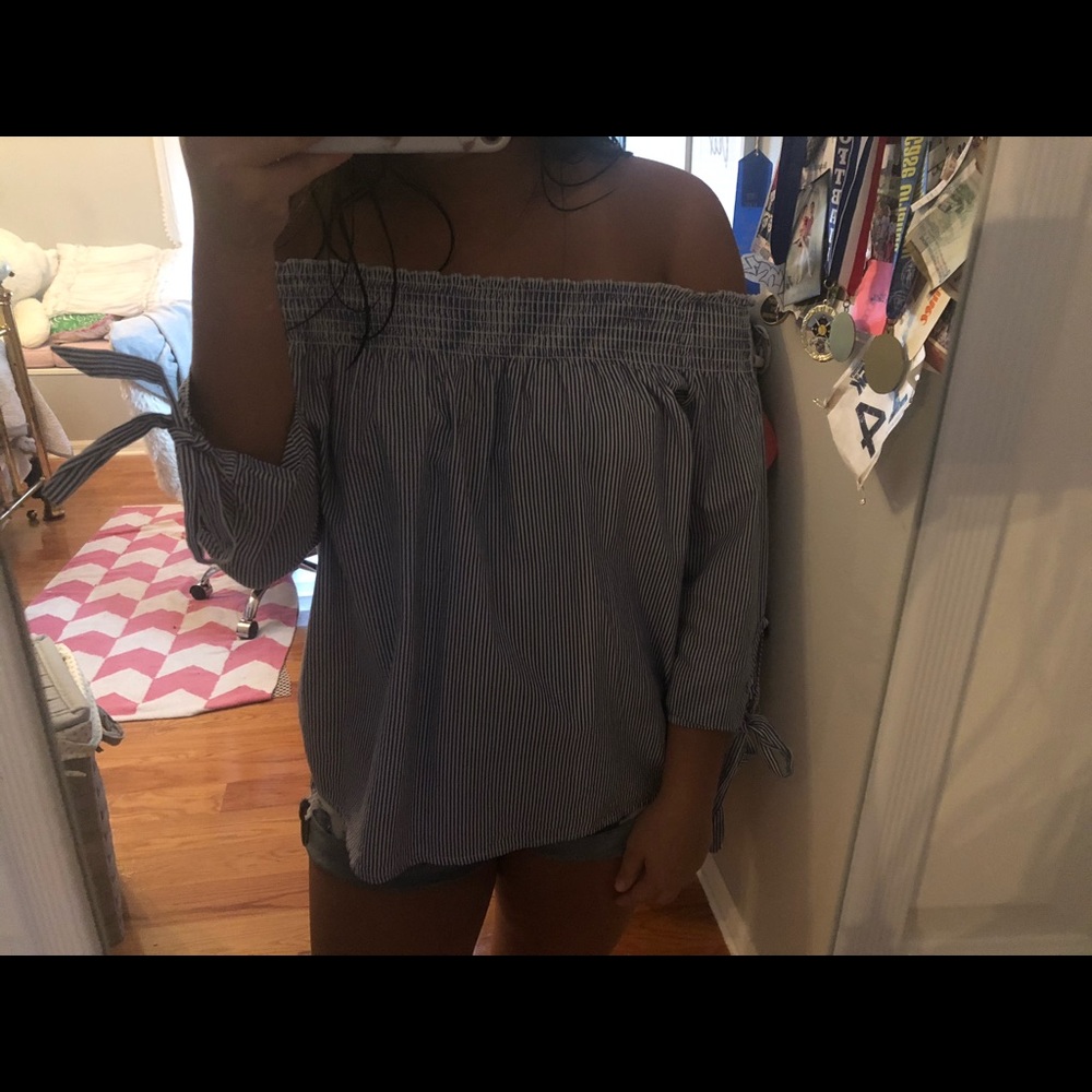 off the shoulders top